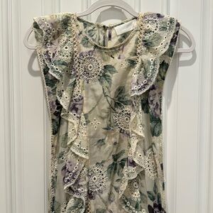 ZIMMERMAN EYELET DRESS